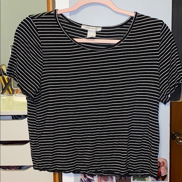 Striped crop top - Picture 2 of 4